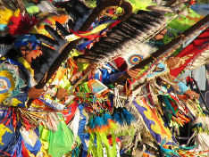 Grande entrée du Powwow Sioux