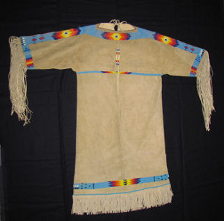 Sioux beaded buckskin dress