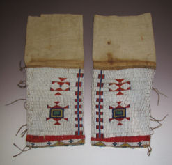 Old Sioux Beaded Woman Leggings
