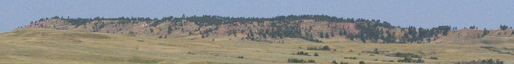 The Black Hills, South Dakota, photo Assiniboine Tipis