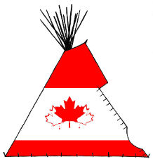 Canadian Flag Teepee