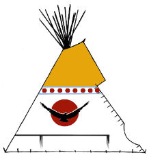 Traditional Cree Tepee - Copyright Assiniboine Tipis