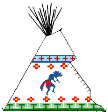 Painted tipi