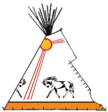 War Horses Plains Indian Tepee