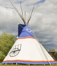 Metis Teepee, Red River Cart