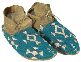 Antique Gros Ventre Moccasins