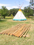 A new set of teepee poles