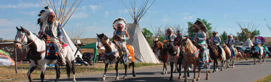 Parade indienne de la Crow Fair