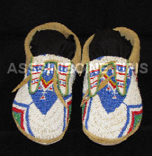 Beaded Sioux Moccasins
